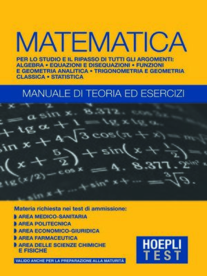 cover image of Matematica--Manuale di teoria ed esercizi